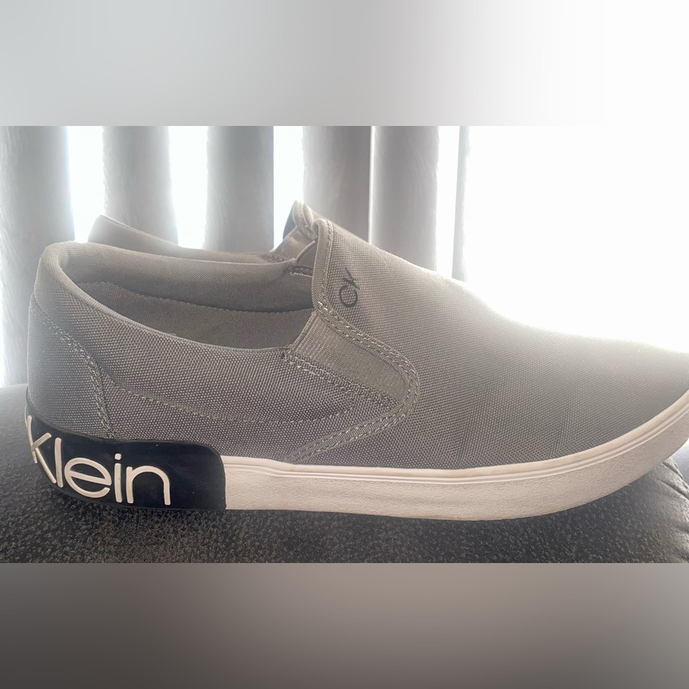Calvin Klein Grey slip on Sneakers